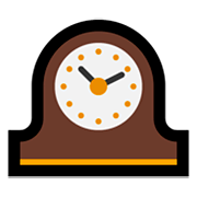 Emoji 🕰️ Orologio Da Mensola su Microsoft Windows 10 Fall Creators Update.