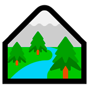 Emoji 🏞️ Parco Nazionale su Microsoft Windows 10 Fall Creators Update.