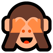🙈 Emoji Mono Con Los Ojos Tapados en Microsoft Windows 10 Fall Creators Update.