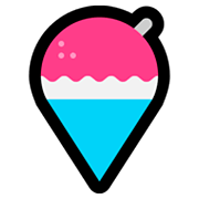 Emoji 🍧 Granita su Microsoft Windows 10 Fall Creators Update.