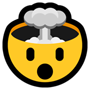 🤯 Emoji Cabeza Explotando en Microsoft Windows 10 Fall Creators Update.