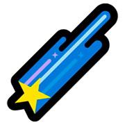Emoji 🌠 Stella Cadente su Microsoft Windows 10 Fall Creators Update.