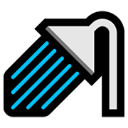 Emoji 🚿 Doccia su Microsoft Windows 10 Fall Creators Update.