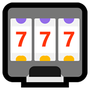Emoji 🎰 Slot Machine su Microsoft Windows 10 Fall Creators Update.