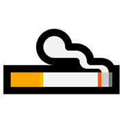 Emoji 🚬 Sigaretta su Microsoft Windows 10 Fall Creators Update.
