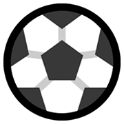 Emoji ⚽ Pallone Da Calcio su Microsoft Windows 10 Fall Creators Update.