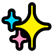 Emoji ✨ Stelline su Microsoft Windows 10 Fall Creators Update.