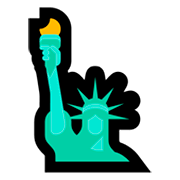 🗽 Emoji Estatua De La Libertad en Microsoft Windows 10 Fall Creators Update.