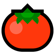 Emoji 🍅 Pomodoro su Microsoft Windows 10 Fall Creators Update.