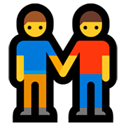 👬 Emoji Dois Homens De Mãos Dadas na Microsoft Windows 10 Fall Creators Update.