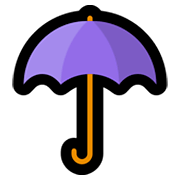 Émoji ☂️ Parapluie Ouvert sur Microsoft Windows 10 Fall Creators Update.