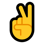 ✌️ Emoji Victory-Geste Microsoft Windows 10 Fall Creators Update.