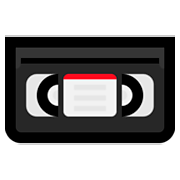 Emoji 📼 Videocassetta su Microsoft Windows 10 Fall Creators Update.