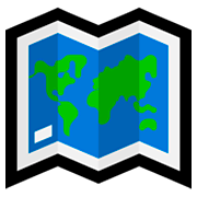 Emoji 🗺️ Mappa Mondiale su Microsoft Windows 10 Fall Creators Update.