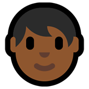 🧑🏾 Emoji Pessoa: Pele Morena Escura na Microsoft Windows 10 May 2019 Update.