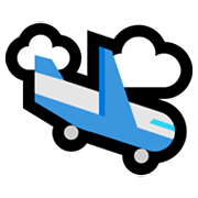 Émoji 🛬 Avion à L’atterrissage sur Microsoft Windows 10 May 2019 Update.