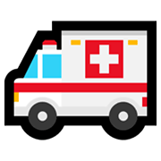 Émoji 🚑 Ambulance sur Microsoft Windows 10 May 2019 Update.