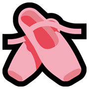 Emoji 🩰 Scarpette Da Ballerina su Microsoft Windows 10 May 2019 Update.