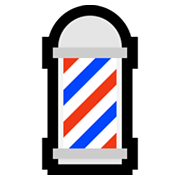 Emoji 💈 Barbiere su Microsoft Windows 10 May 2019 Update.