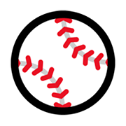Émoji ⚾ Baseball sur Microsoft Windows 10 May 2019 Update.