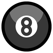 Emoji 🎱 Palla Da Biliardo su Microsoft Windows 10 May 2019 Update.