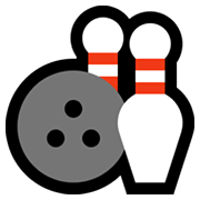 Emoji 🎳 Bowling su Microsoft Windows 10 May 2019 Update.