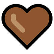 Emoji 🤎 Cuore Marrone su Microsoft Windows 10 May 2019 Update.