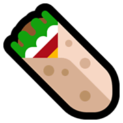 🌯 Emoji Burrito en Microsoft Windows 10 May 2019 Update.