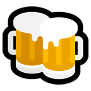 🍻 Emoji Jarras De Cerveza Brindando en Microsoft Windows 10 May 2019 Update.