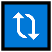 🔃 Emoji Flechas Verticales En Sentido Horario en Microsoft Windows 10 May 2019 Update.