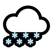 🌨️ Emoji Nube Con Nieve en Microsoft Windows 10 May 2019 Update.