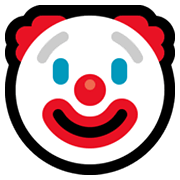 Emoji 🤡 Faccina Pagliaccio su Microsoft Windows 10 May 2019 Update.