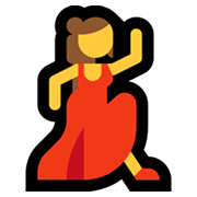 Émoji 💃 Danseuse sur Microsoft Windows 10 May 2019 Update.