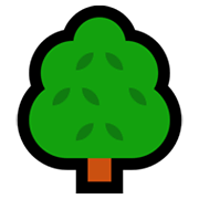 🌳 Emoji árvore Caidiça na Microsoft Windows 10 May 2019 Update.