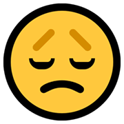 Emoji 😞 Faccina Delusa su Microsoft Windows 10 May 2019 Update.