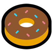 Émoji 🍩 Doughnut sur Microsoft Windows 10 May 2019 Update.