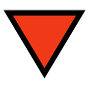 🔻 Emoji Triángulo Rojo Hacia Abajo en Microsoft Windows 10 May 2019 Update.
