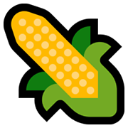 Emoji 🌽 Pannocchia su Microsoft Windows 10 May 2019 Update.