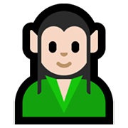 🧝🏻 Emoji Elfo: Pele Clara na Microsoft Windows 10 May 2019 Update.