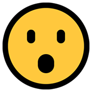 😮 Emoji Gesicht mit offenem Mund Microsoft Windows 10 May 2019 Update.