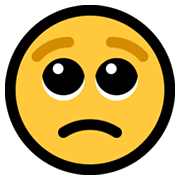 Emoji 🥺 Faccina Sull’orlo Delle Lacrime su Microsoft Windows 10 May 2019 Update.