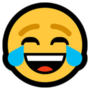 Emoji 😂 Faccina Con Lacrime Di Gioia su Microsoft Windows 10 May 2019 Update.