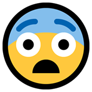 😨 Emoji ängstliches Gesicht Microsoft Windows 10 May 2019 Update.
