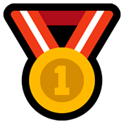 Émoji 🥇 Médaille D’or sur Microsoft Windows 10 May 2019 Update.