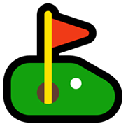 Émoji ⛳ Drapeau De Golf sur Microsoft Windows 10 May 2019 Update.