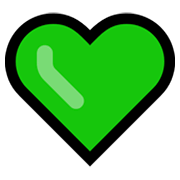 💚 Emoji Corazón Verde en Microsoft Windows 10 May 2019 Update.