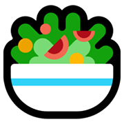 🥗 Emoji Salada Verde na Microsoft Windows 10 May 2019 Update.