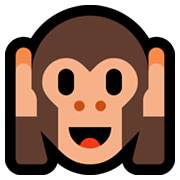 🙉 Emoji Mono Con Los Oídos Tapados en Microsoft Windows 10 May 2019 Update.