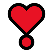 Emoji ❣️ Punto Esclamativo A Cuore su Microsoft Windows 10 May 2019 Update.