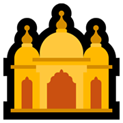 🛕 Emoji Templo Hindu na Microsoft Windows 10 May 2019 Update.